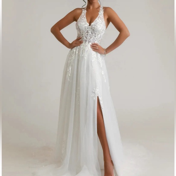 Azazie Dysis Wedding Dress - Sparkling Bridal Gown - Picture 3 of 13